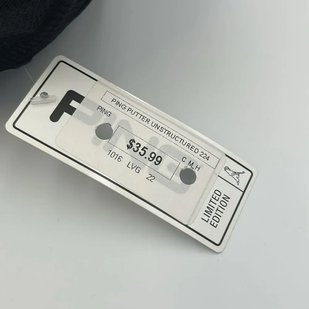 Ping Putter Unstructured 224 Flexfit Tech Men’s Golf Hat NWT